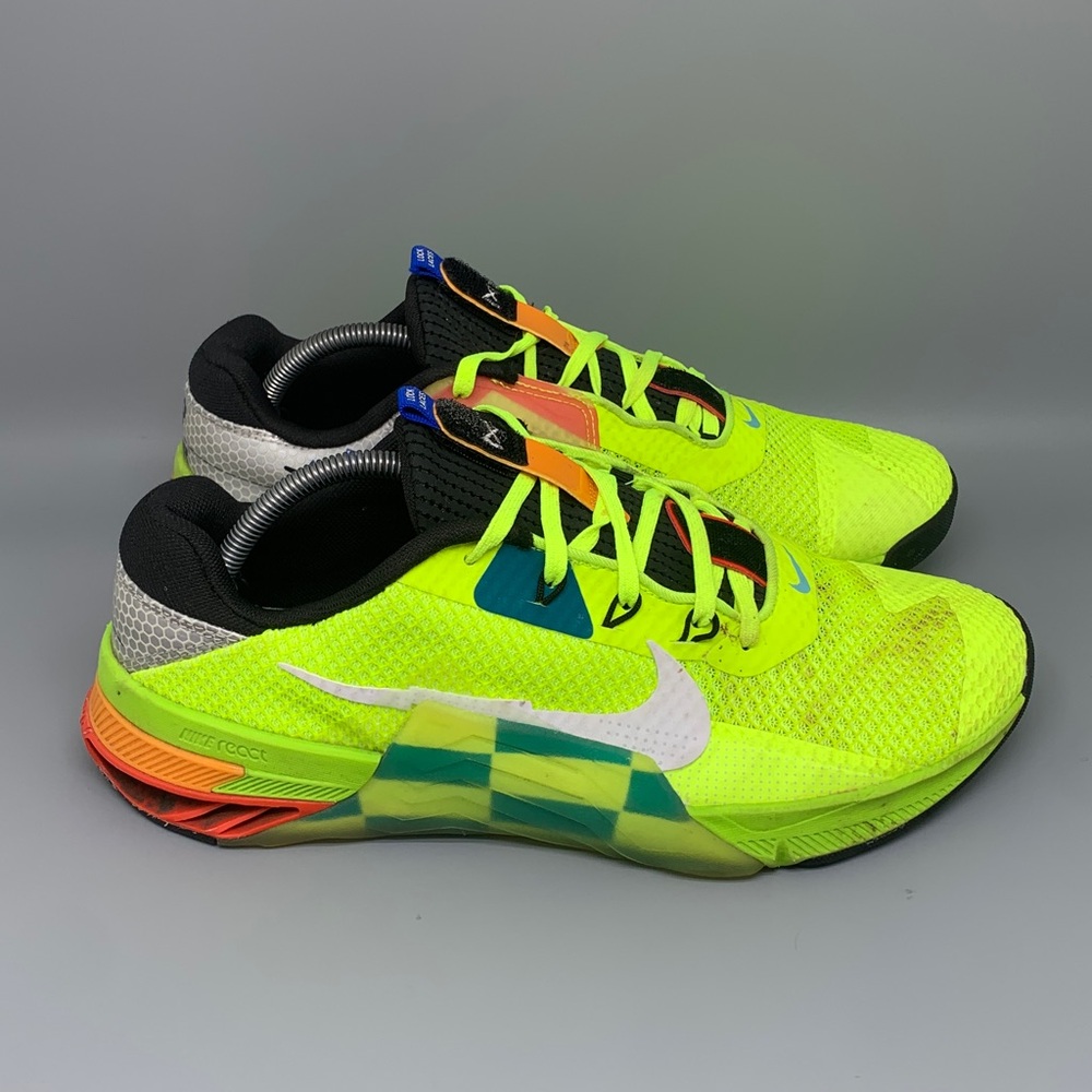 Nike‎ Metcon 7 AMP Volt Bright CrossTraining Shoes DH3382-703 Men’s Sz 11